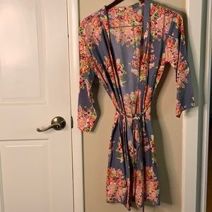Floral robe